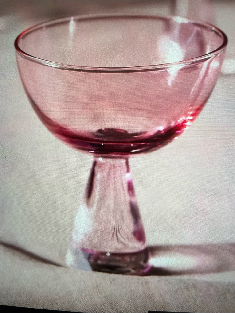 ❤️ ANTHROPOLOGIE RAMONA COUPE GLASSES SET OF 4 NEW